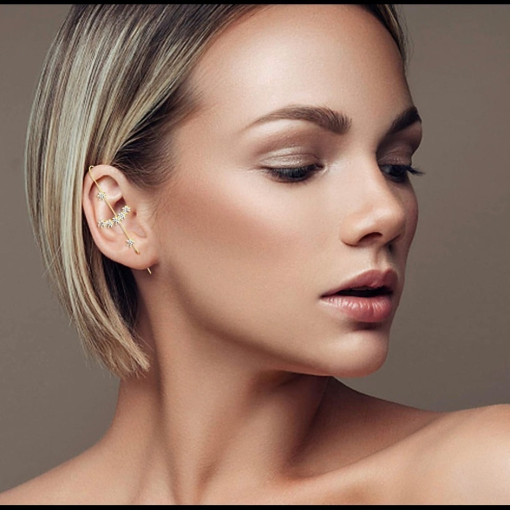 Woman’s 4 Piece Ear Cuffs Earrings